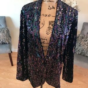 Armani Exchange Sequined Blazer